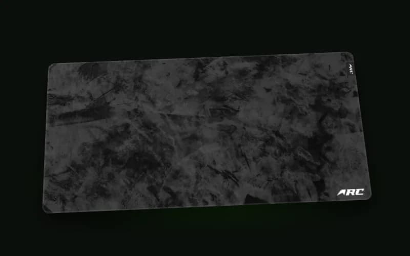 ماوس باد ARC رمادي غامق وأسود | 120×60 سم XXXL