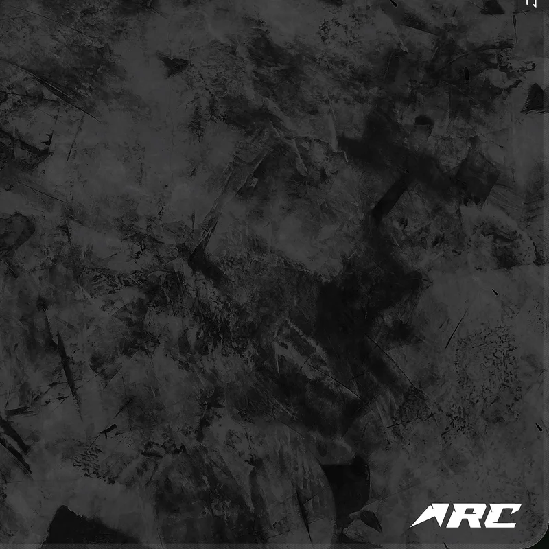 ماوس باد ARC رمادي غامق وأسود | 90×40 سم، صورة قريبة للنقشة